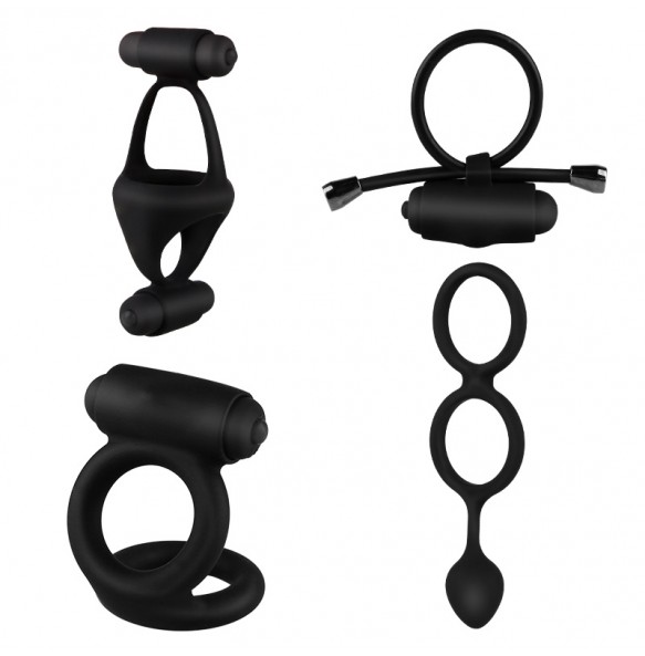 MIZZZEE Male Samurai Vibrating Delay Cock Rings (Igarashi)